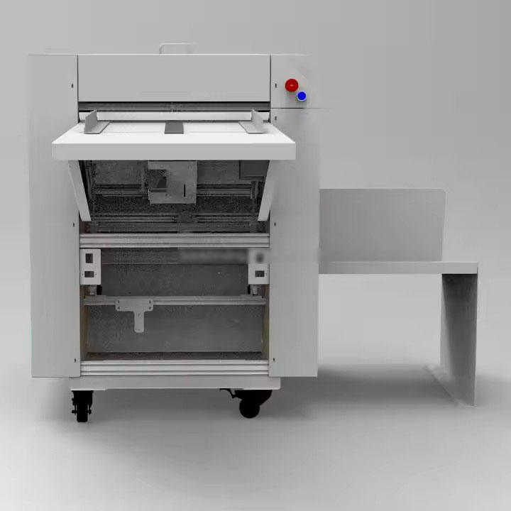 Semi-Automatic Custom Wedding Photo Book Creasing Machine New Condition Paper Cutting Equipment with PLC Motor Core Components