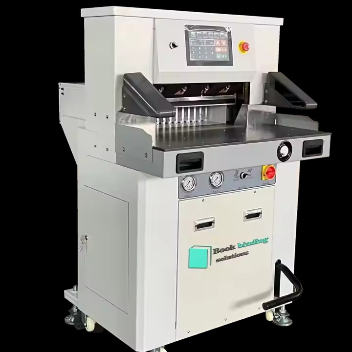 Sheet Cutter Industry Heavy Duty Guillotine 490mm Book Automatic Paper Cutting Machine