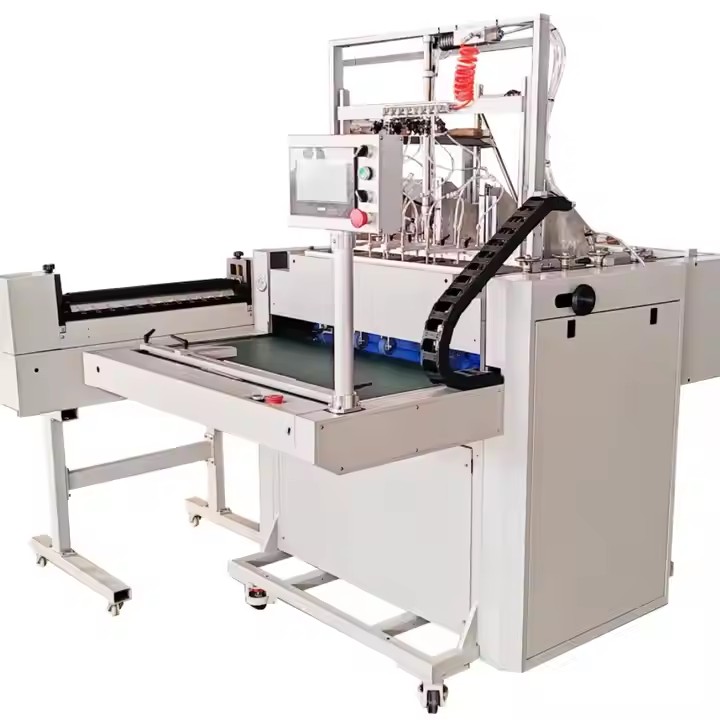 Double Stations A4 Notebook Case Making Machine Leather Diaries Case Making Machine