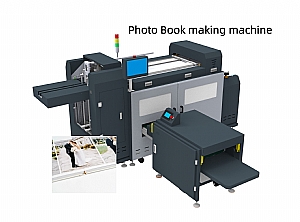 Fully Automatic Layflat Wedding Photo Album Book Making Machine Hot Melt Glue